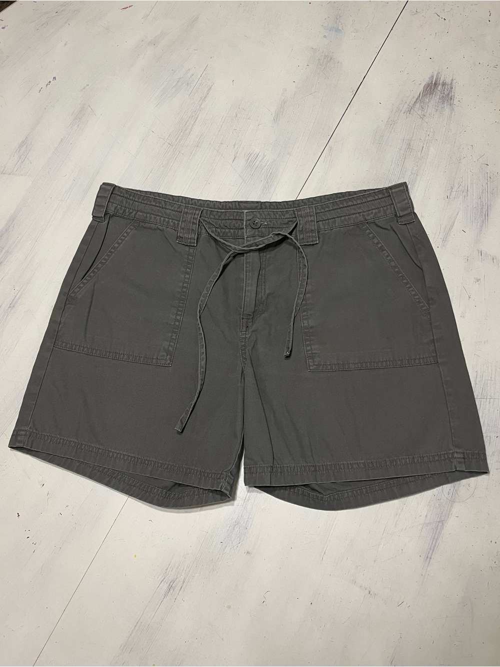 Alpine Design Taupe Khaki Outdoor Hiking Trail Shorts Sz 8 Gorpcore